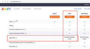 zoom pricing for webinar